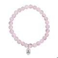 Miniatyrbild 1 av 4: Armband Rose Quartz - 6mm pärlor - 22cm