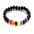 Miniatyrbild 2 av 4: Fosenme YJL70301765 7 Chakra Healing Balance Beads Yoga Armband