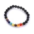 Miniatyrbild 1 av 4: Fosenme YJL70301765 7 Chakra Healing Balance Beads Yoga Armband