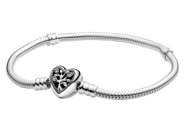 Armband - Pandora - 598827C01-17 - Sterling silver - 17 cm - Grå