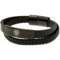 Miniatyrbilde 1 av 2: Manchester City FC Leather Crest Bracelet