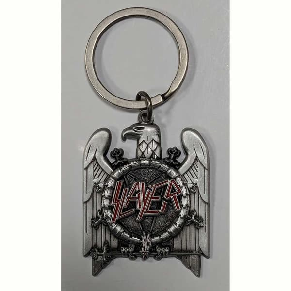 Slayer Keychain: Silver Eagle v2 (Die-Cast Relief)