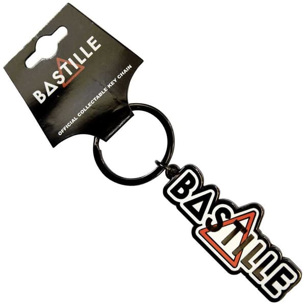 Bastille  Keychain: Orange Triangle