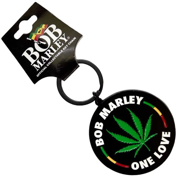 Bob Marley  Keychain: Leaf