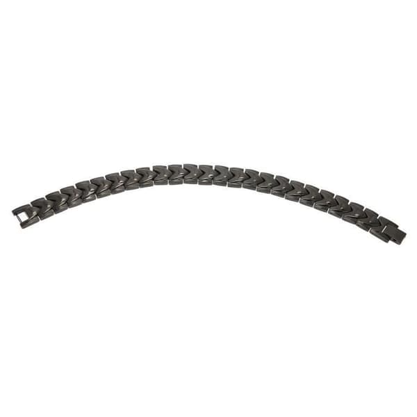 Magnetisk terapiarmband - BELLE TECH - Hjärta - Titanstål - 22 x 1,2 cm - Smärtlindring