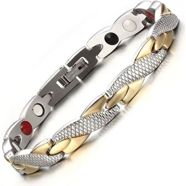 Magnetarmband - Power Therapy - Dam - Rostfritt stål - Runt - Trendigt
