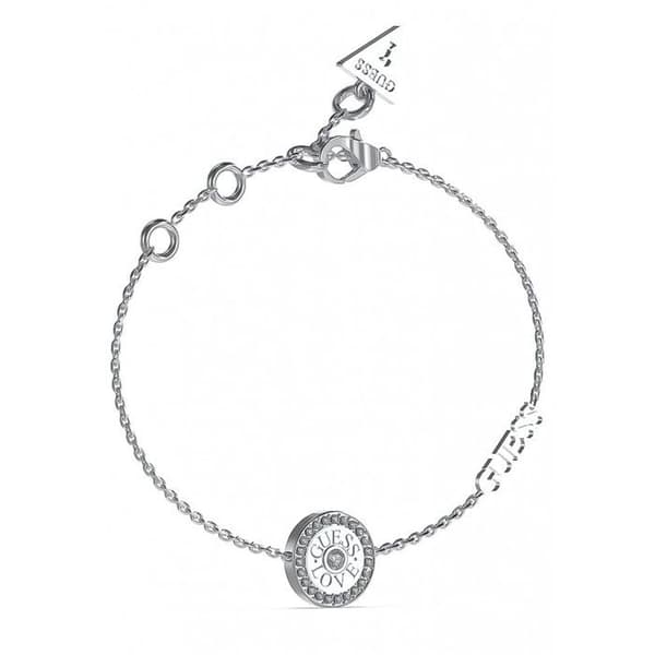 Armband - GUESS - Love Guess Mini - Silver - Metall - Justerbar
