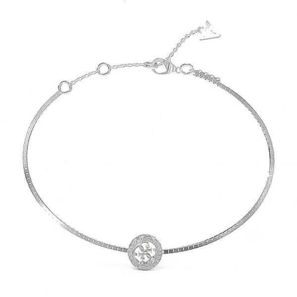 Armbands - GUESS - 4G Crush Charm - Silver - Metall - Dam