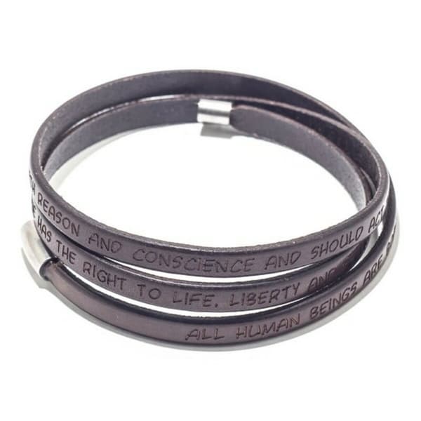Damarmband Gilardy (20 cm) - Mörkbrun