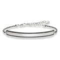 Miniatyrbild 2 av 2: Unisexarmband Thomas Sabo LBA0009-643-11 Silvrig Svart 19 cm 15-18 cm - 15-18 cm