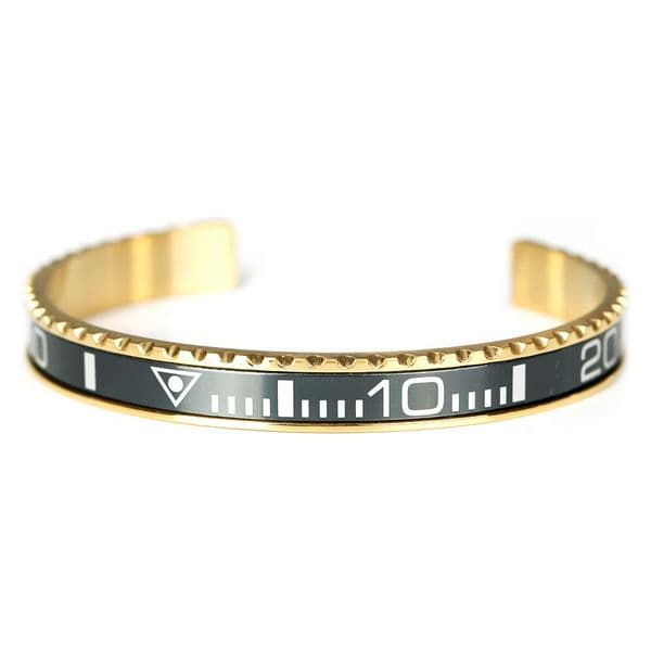 Armbåndtil mænd Oyster (18 cm) - Grå