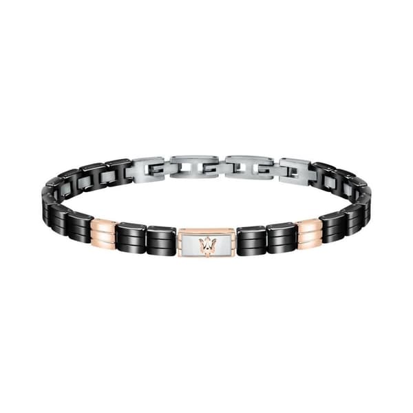 Armbånd til mænd Maserati JM221ATZ05 Sølv