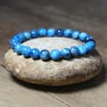 Miniatyrbild 4 av 4: damstorlek - Armband av naturlig apatitsten i Yoga Strand för män och kvinnor, energismycken