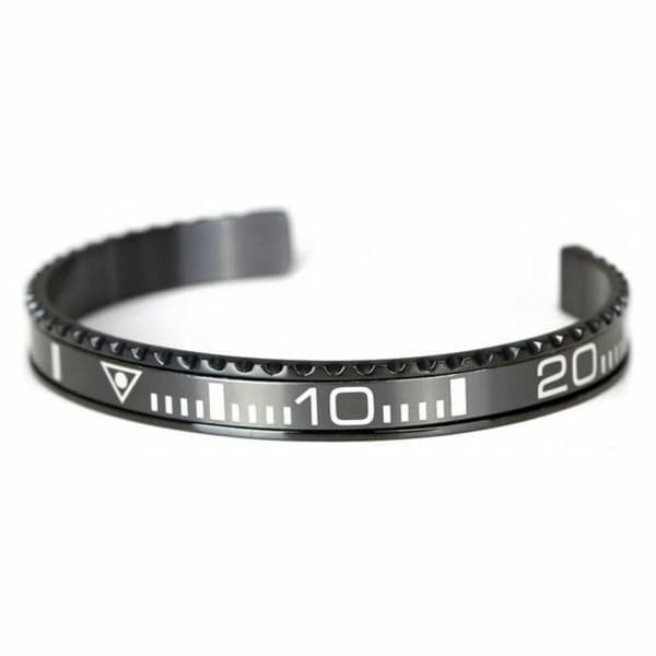 Herrarmband Oyster (18 cm) - Röd