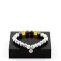 Miniatyrbild 1 av 6: Stenar och mineraler. Armband Ruby Beads från Mogok, Burma, Myanmar + Yellow Agate + Made in France.