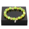 Miniatyrbild 1 av 3: Stenar och mineraler. Citrin + Peridot Beads Armband 8 mm. Tillverkad i Frankrike.
