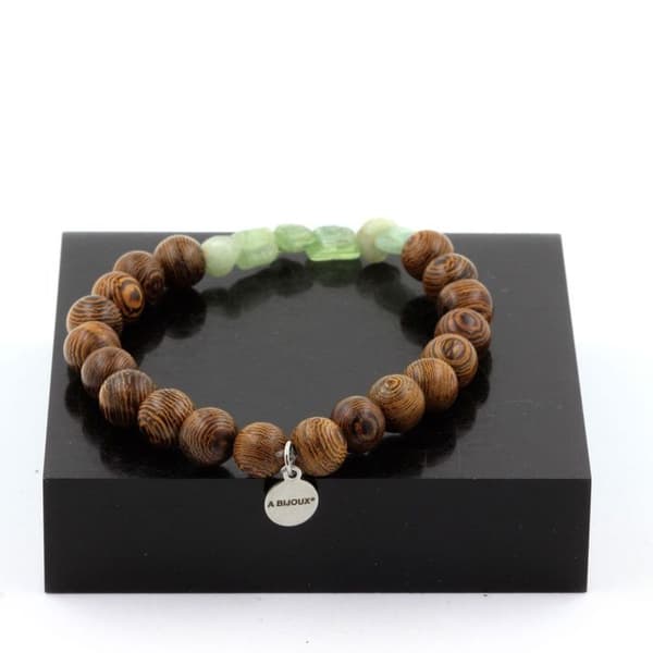 Armband - A Bijoux - Grön cyanit från Brasilien - 8mm - Längd 19-20cm - Unisex