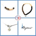 Miniatyrbild 1 av 4: Stenar och mineraler. Smyckesset Armband Halsband Sunstone Beads från Tanzania + Anpassningsbar storlek.