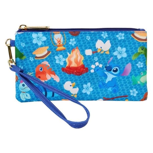 LILO &amp; STITCH - CAMPING CUTIES - LOUNGEFLY NYLON WRIST WDWC0065 - 67