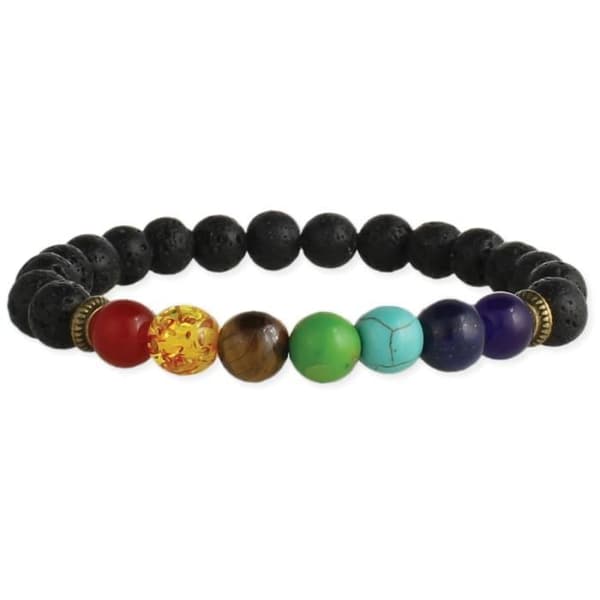 Armband - L3EO0 - Chakra 7 Stone - Blandat - Vuxen - Unik design