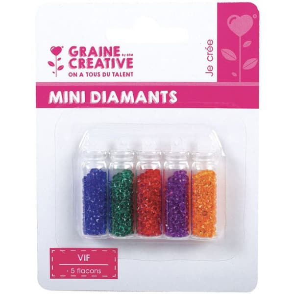 Mikrokulor Mini diamantljus 5 flaskor