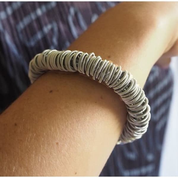 Armband - LA MOLLLA - N°1 (stor) - Rostfritt stål - Silverfärgad - Kvinna
