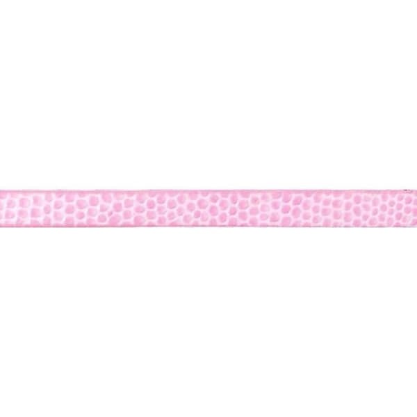 Armband - MÉGACRÉA - Krokodilstil Rosa - Syntetisk - 220 x 6 mm - Justerbar