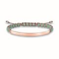 Miniatyrbild 1 av 2: Damarmband Thomas Sabo LBA0054 (21 cm) (21 cm) - Grön