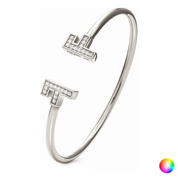 Armband Folli Follie F Sterlingsilver (Ø 58 mm) - Svart