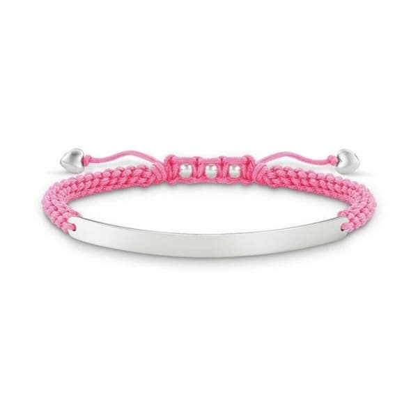 Naisten rannekorut Thomas Sabo LBA0049-173-9 16 - 19 cm Hopeinen Pinkki 21 cm - 12-19 cm