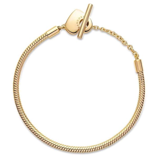 Armband - Pandora - 569285C00-19 - Silver - Guld - Rosa