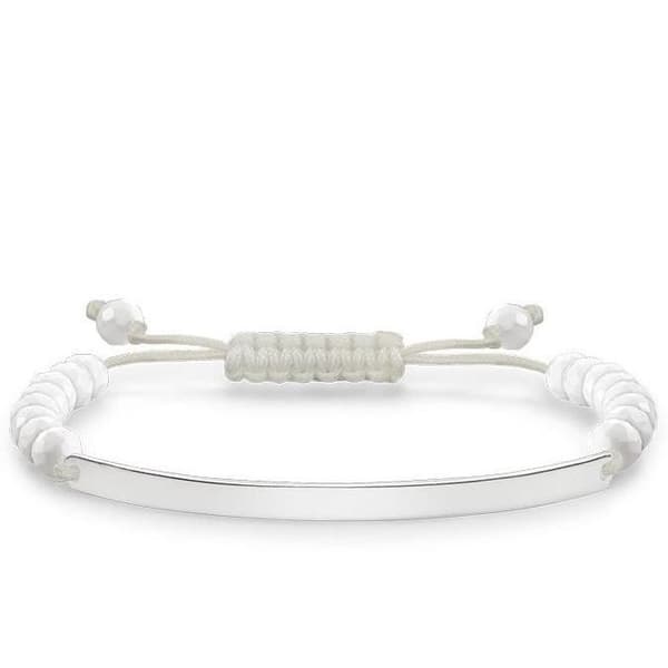 Armband - THOMAS SABO - LBA0002-819-14-L21V - Silver - Vit - Kvinna