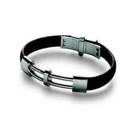 Armband man - BREIL - TRIBE JEWELS TUBE TJ0477 - Rostfritt stål - Brun - Vuxen