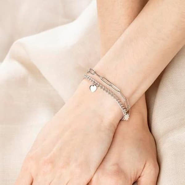 Armband - LOTUS - LS2313 - Rostfritt stål - 20 cm - Dam