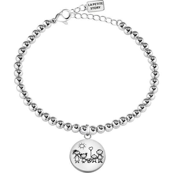 Armband - Den lilla historien - LPS05AQL06 - Rostfritt stål - Längd 16,5 cm - Diameter 18 mm
