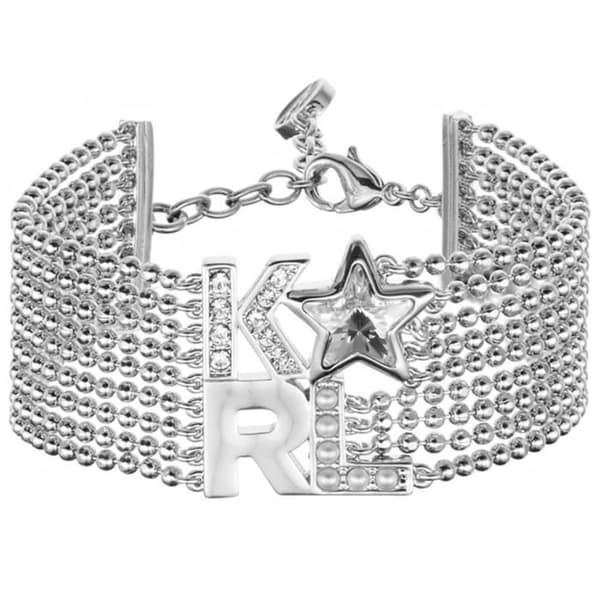 Armband - KARL LAGERFELD - KLASSIC 5483575 - Silver - Karbinhake - Mässing