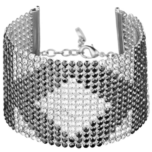 Armband - KARL LAGERFELD - KLASSIC 5512203 - Svart - Silver - Karbinhake i mässing