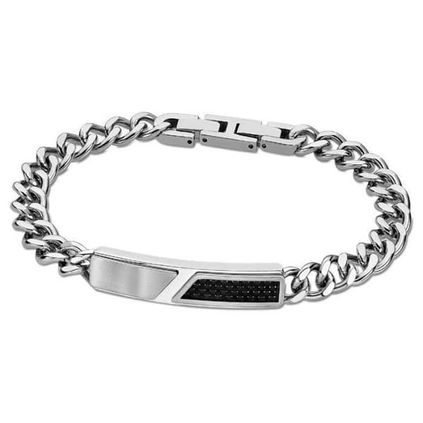 Armbands - LOTUS STYLE - LS2058-2-1 - Stål - Kol - Svart