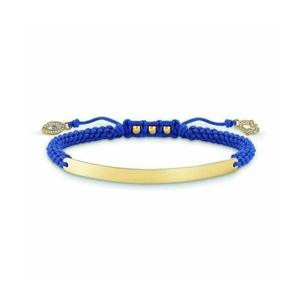 Armband - Thomas Sabo - LBA0067-899-1 - Silver - Blå och guld - 21 cm