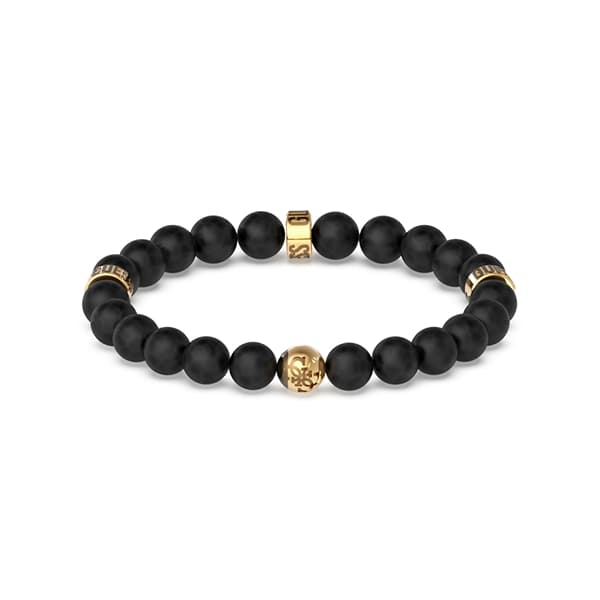 Unisex Bracelet Guess JUMB02117JWYGBKT-U Black