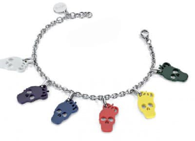 Ladies'Bracelet Miss Sixty COLORFULL SKULLS