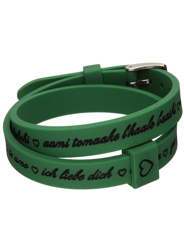 Ladies' Bracelet il mezzometro I LOVE YOU SILVER - SILICONE BRACELET