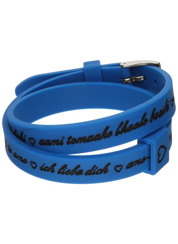 Ladies' Bracelet il mezzometro I LOVE YOU SILVER - BRACCIALE IN SILICONE/SILICONE BRACELET