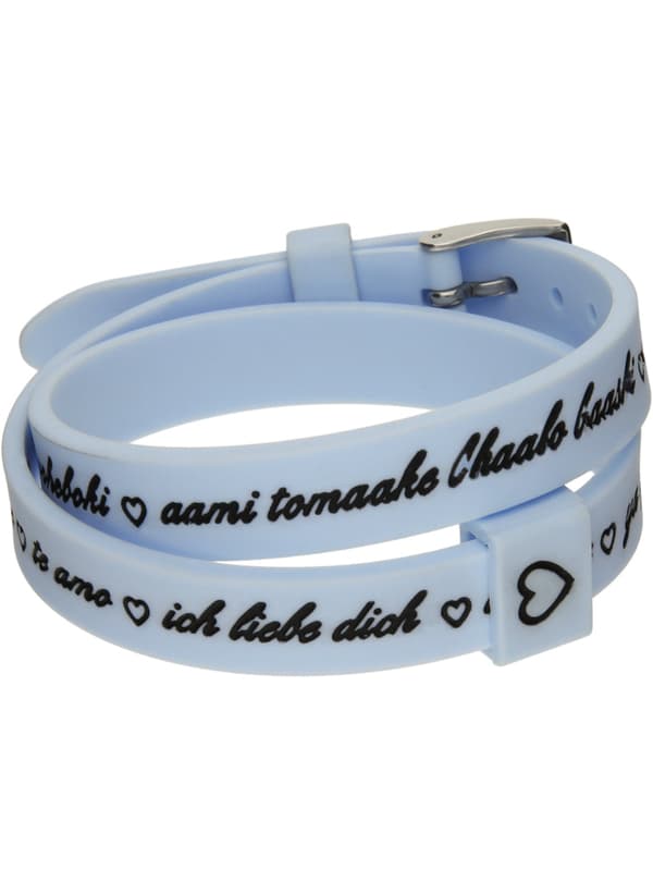 Ladies' Bracelet il mezzometro I LOVE YOU SILVER - BRACCIALE IN SILICONE/SILICONE BRACELET