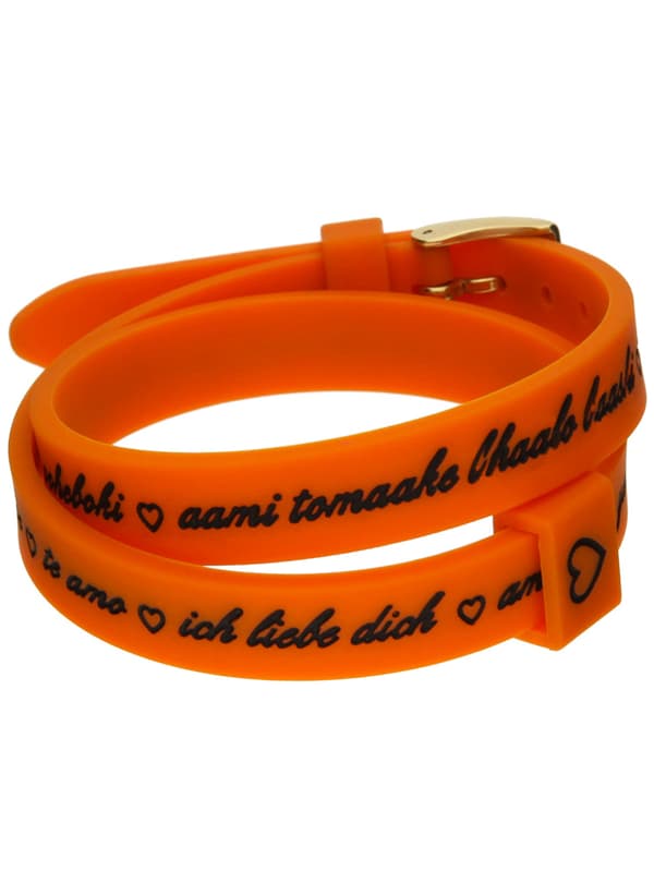 Ladies' Bracelet il mezzometro I LOVE YOU GOLD - BRACCIALE IN SILICONE/SILICONE BRACELET