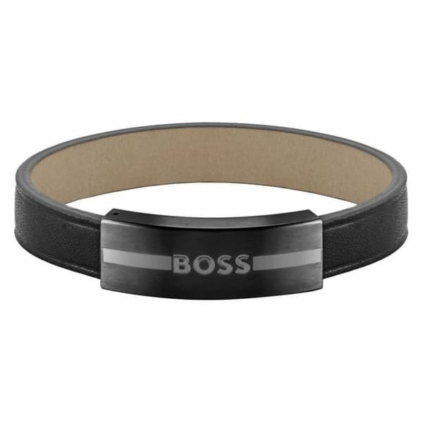 Armbånd til mænd Hugo Boss 1580490M Læder 20 cm