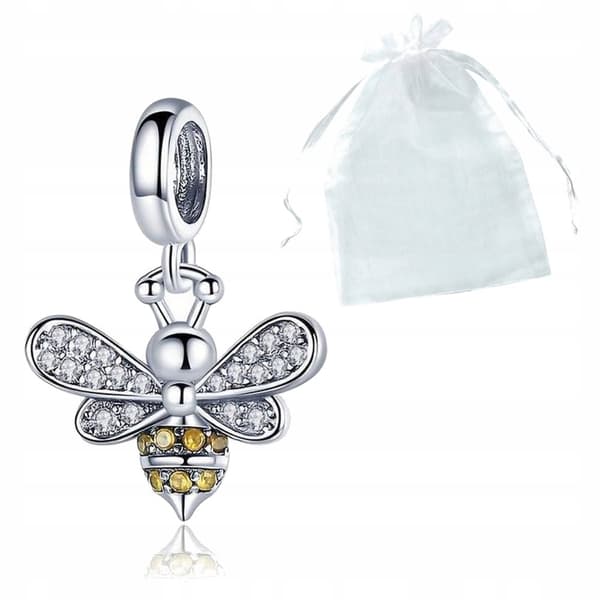 Charms Bee Queen Bee Vackert hänge för en present
