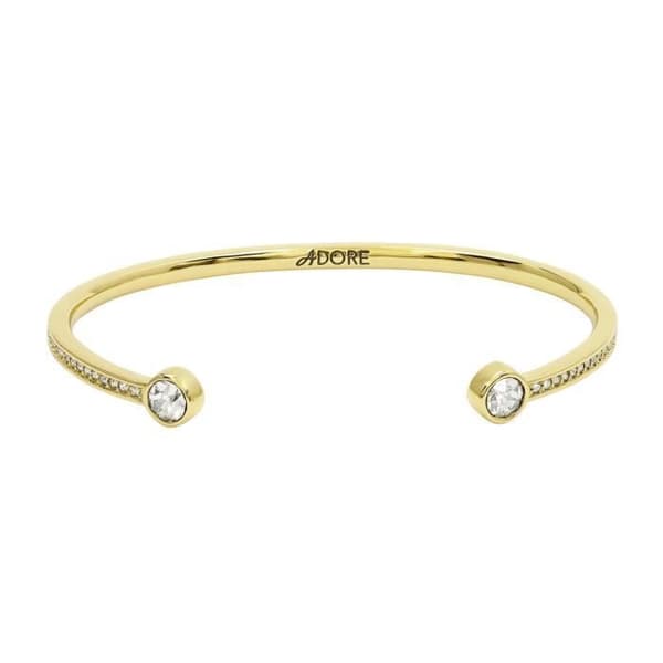 Damarmband - ADORE - Metall och Kristall - Guld