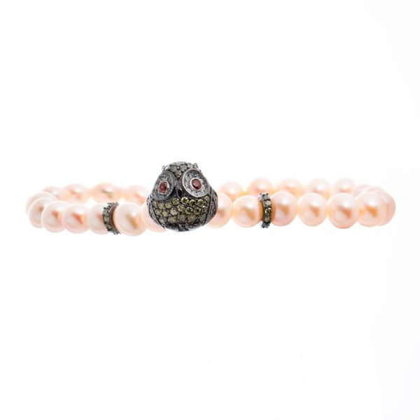 Armband - Lancaster - JLA-BR-OWL3PE - Sterling Silver - 16MM - Orange