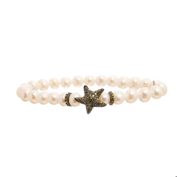 Armband - Lancaster - JLA-BRSTAR3WH - Silver - 16MM - Vit
